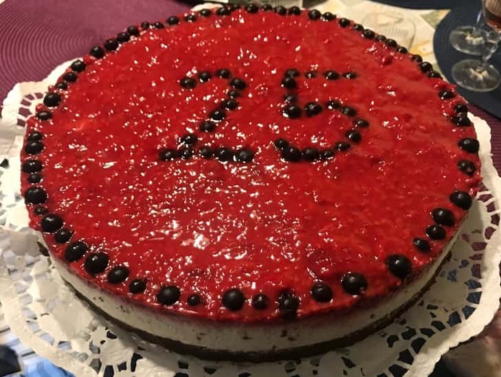 bezlepková torta s ovocím