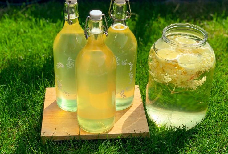 domáci bazový sirup