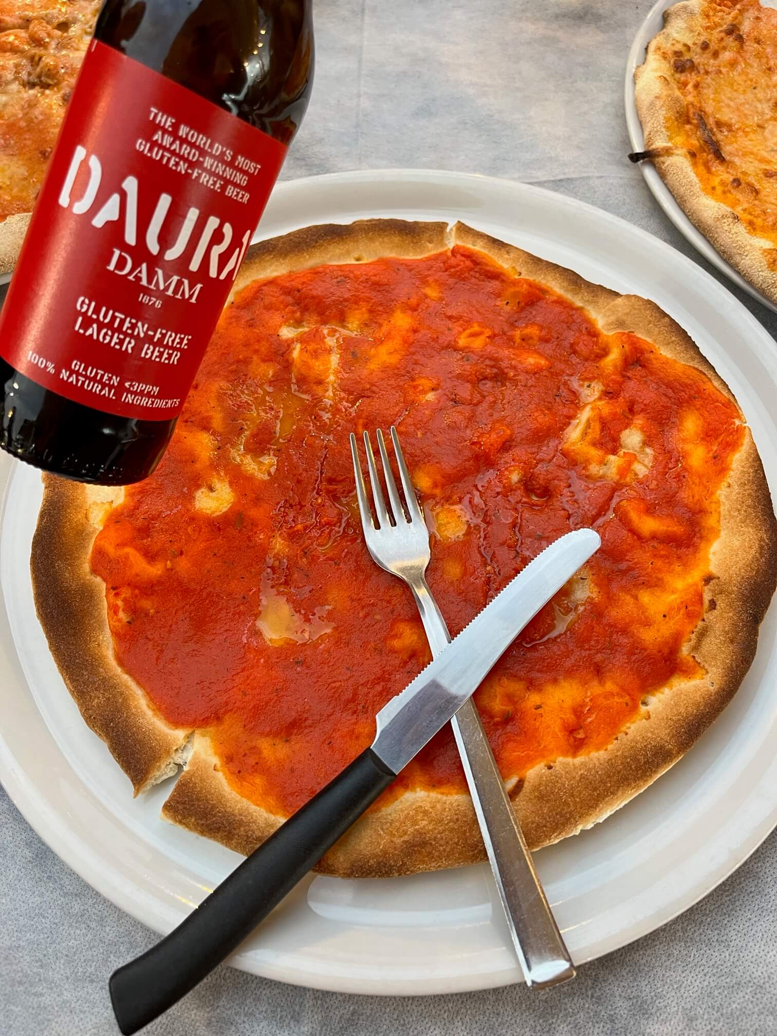 bezlepková pizza Sardínia