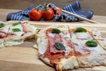 pizza z bezlepkových wrapov