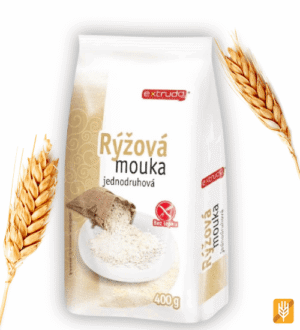 jednodruhová ryžová múka bezlepková - Extrudo